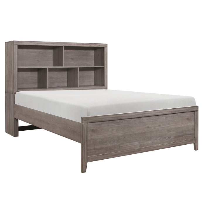 Woodrow Full Platform Bed in Gray - 2042NBF-1 - FAMSA Furniture (TX)
