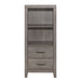 Woodrow Pier/Tower Nightstand in Gray - 2042NB-10 - FAMSA Furniture (TX)
