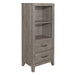 Woodrow Pier/Tower Nightstand in Gray - 2042NB-10 - FAMSA Furniture (TX)