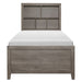Woodrow Twin Platform Bed in Gray - 2042NBT-1 - FAMSA Furniture (TX)