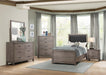 Woodrow Twin Bed in Gray - 2042T-1 - FAMSA Furniture (TX)