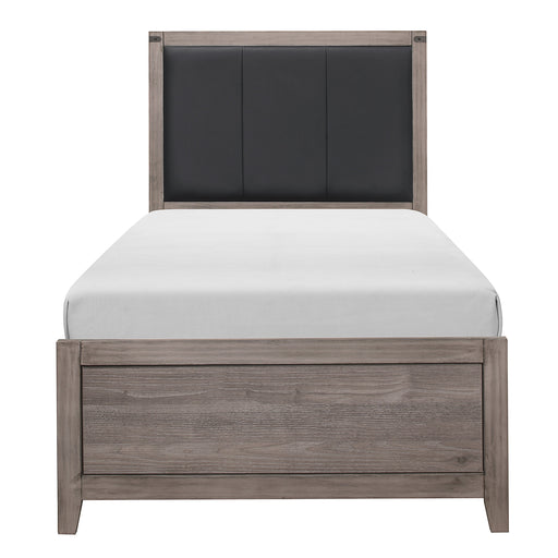 Woodrow Twin Bed in Gray - 2042T-1 - FAMSA Furniture (TX)
