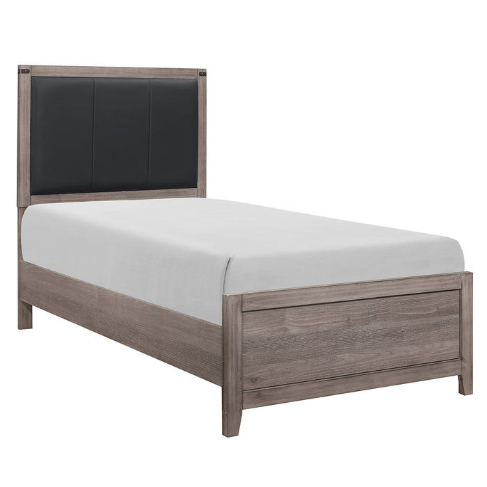 Woodrow 4pc Set (TB+NS+DR+MR) in Gray - 2042T-1*4 - FAMSA Furniture (TX)