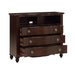 Meghan Media Chest in Cherry/Espresso - 2058C-11 - FAMSA Furniture (TX)