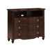 Meghan Media Chest in Cherry/Espresso - 2058C-11 - FAMSA Furniture (TX)