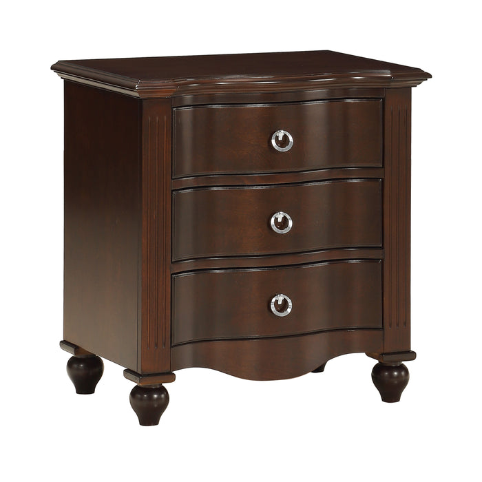 Meghan 4pc Set (TB+NS+DR+MR) in Cherry/Espresso - 2058CT-1*4 - FAMSA Furniture (TX)