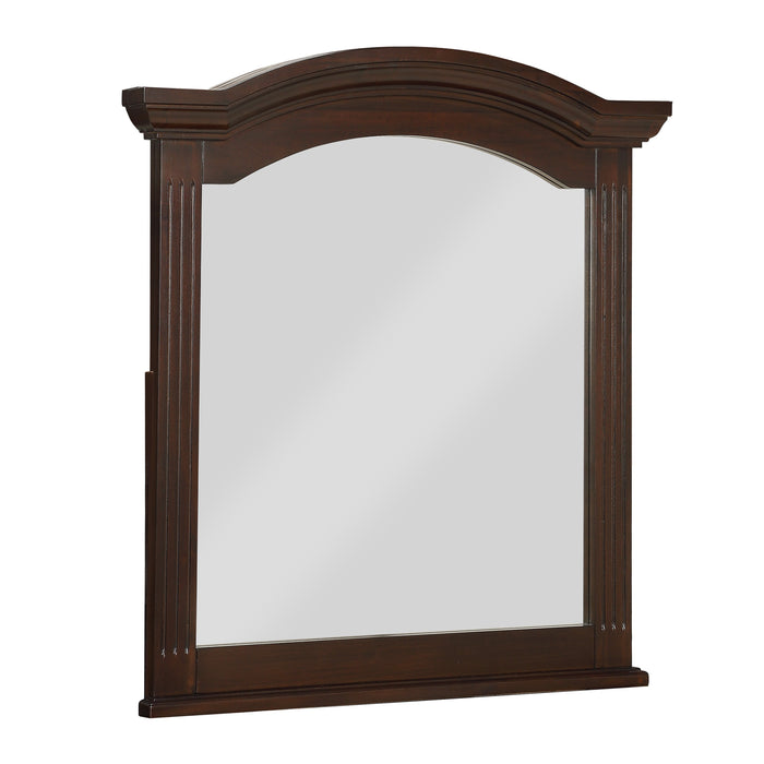 Meghan Mirror in Cherry/Espresso - 2058C-6 - FAMSA Furniture (TX)