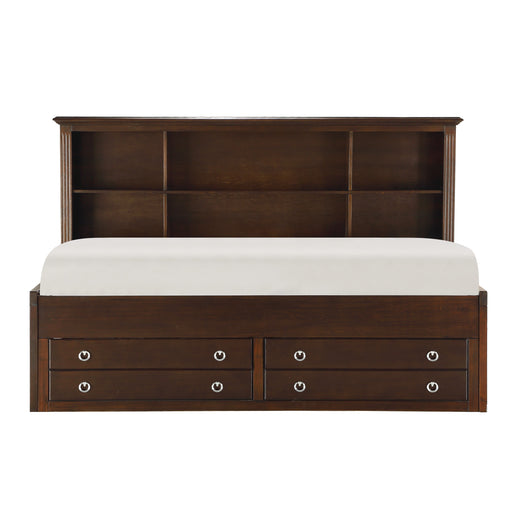 Meghan Twin Lounge Storage Bed in Cherry/Espresso - 2058CPRT-1 - FAMSA Furniture (TX)