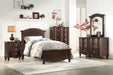 Meghan Full Bed in Cherry/Espresso - 2058CF-1 - FAMSA Furniture (TX)