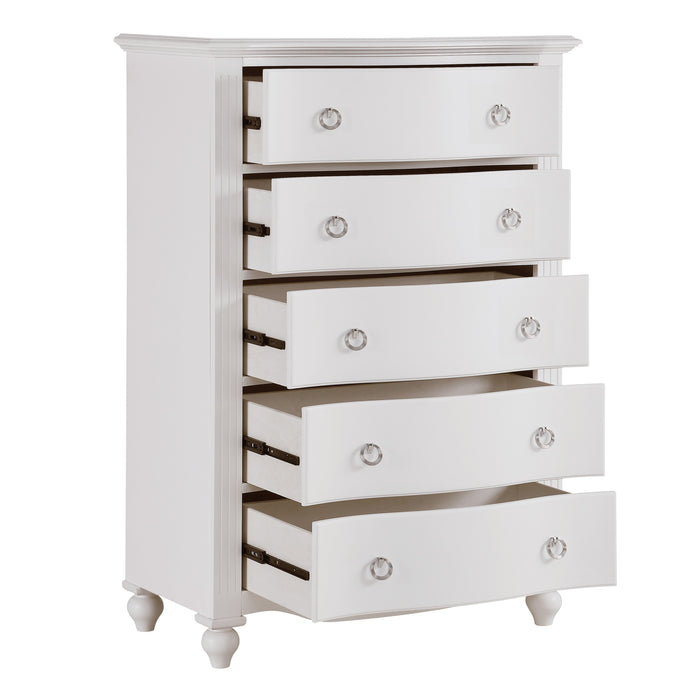 Meghan Chest in White - 2058WH-9 - FAMSA Furniture (TX)