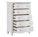 Meghan Chest in White - 2058WH-9 - FAMSA Furniture (TX)