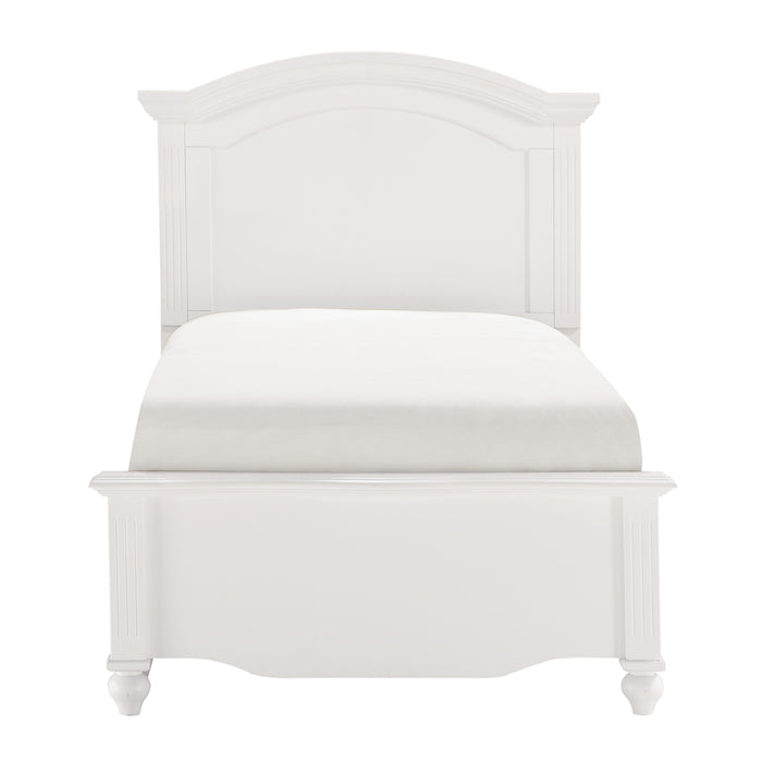 Meghan 4pc Set (TB+NS+DR+MR) in White - 2058WHT-1*4 - FAMSA Furniture (TX)