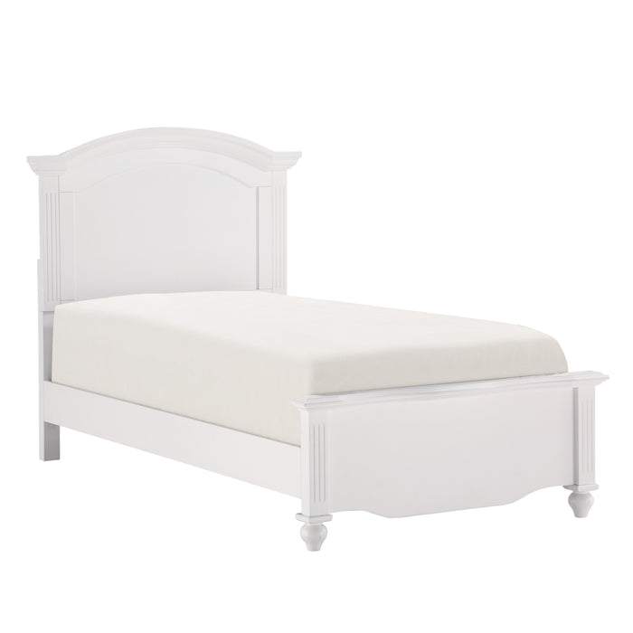 Meghan 4pc Set (TB+NS+DR+MR) in White - 2058WHT-1*4 - FAMSA Furniture (TX)
