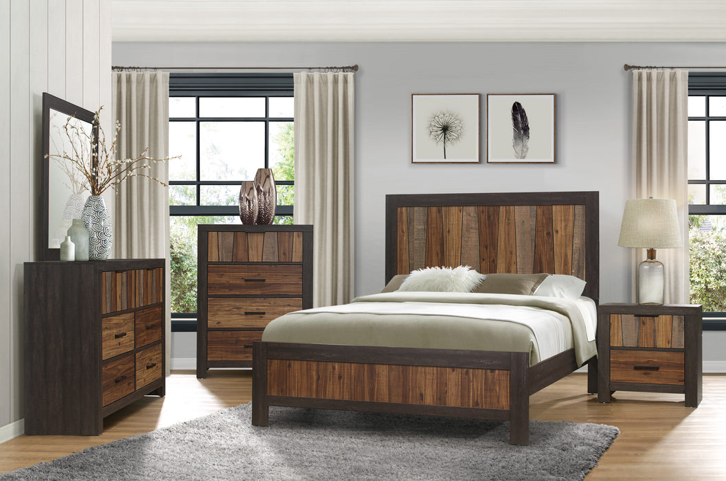 Cooper Full Bed in Brown/Gray/Multi - 2059F-1 - FAMSA Furniture (TX)