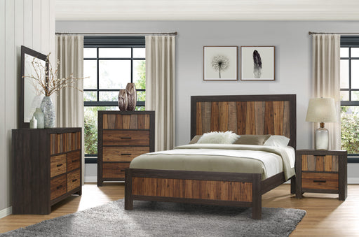 Cooper Mirror in Brown/Gray/Multi - 2059-6 - FAMSA Furniture (TX)