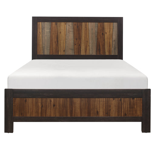 Cooper 4pc Set (QB+NS+DR+MR) in Brown/Gray/Multi - 2059-1*4 - FAMSA Furniture (TX)