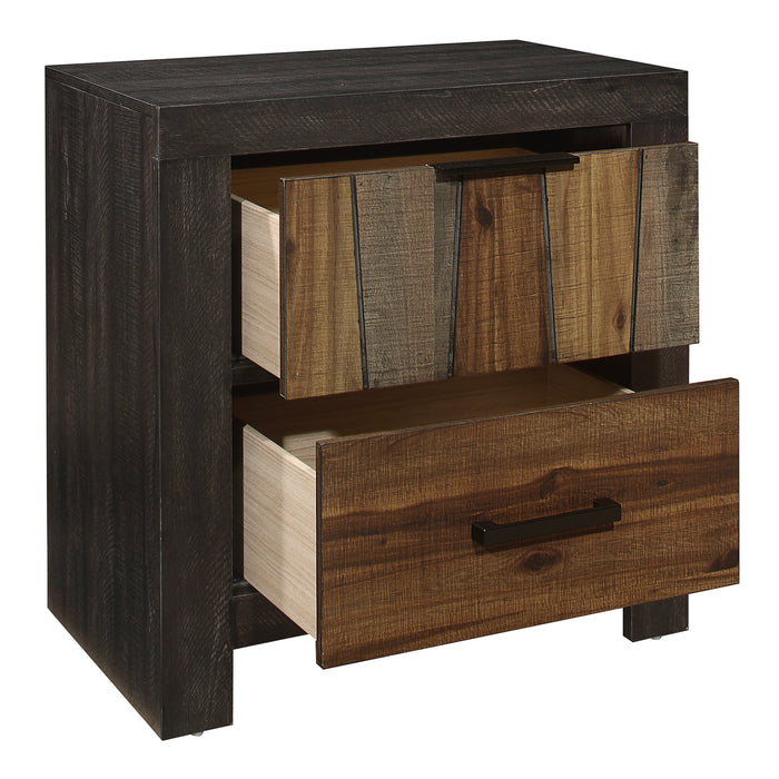 Cooper 4pc Set (QB+NS+DR+MR) in Brown/Gray/Multi - 2059-1*4 - FAMSA Furniture (TX)