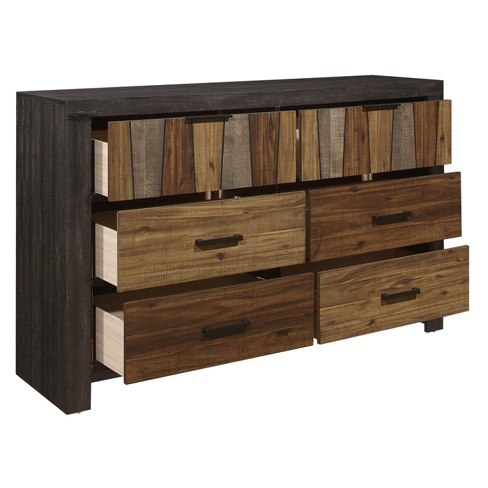 Cooper Dresser in Multi/Brown/Gray - 2059-5 - FAMSA Furniture (TX)