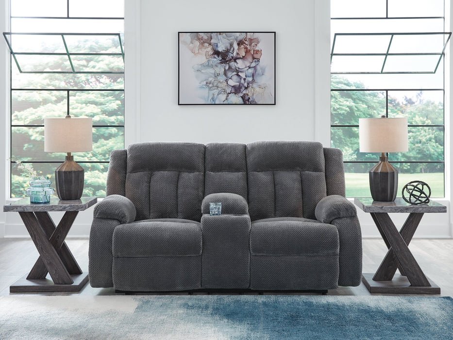 Observation Power Reclining Loveseat with Console - FAMSA Furniture (TX)