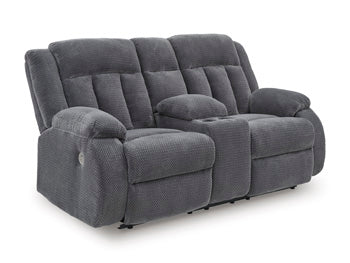 Observation Power Reclining Loveseat with Console - FAMSA Furniture (TX)