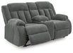 Observation Power Reclining Loveseat with Console - FAMSA Furniture (TX)
