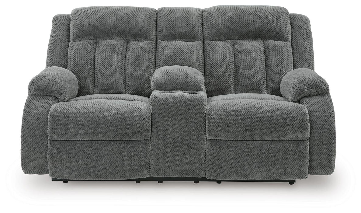 Observation Power Reclining Loveseat with Console - FAMSA Furniture (TX)