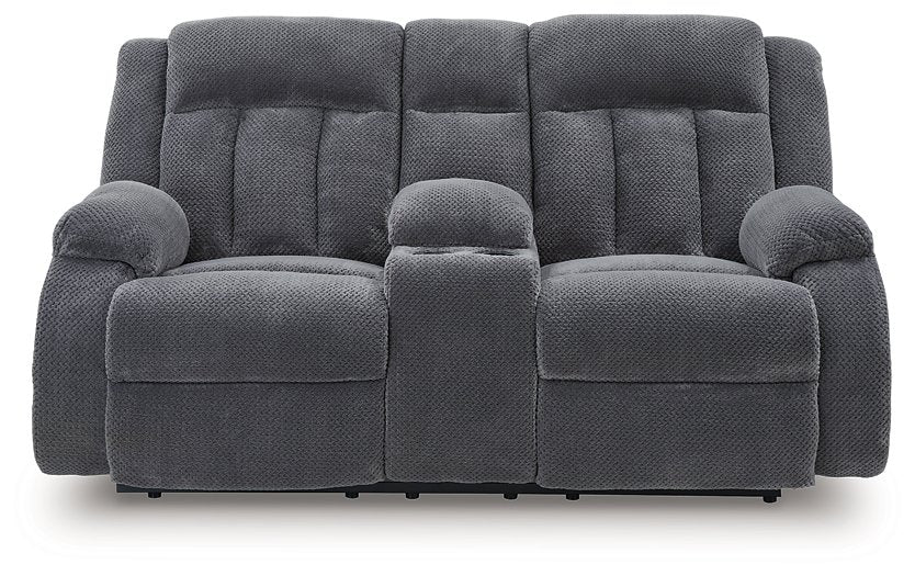 Observation Power Reclining Loveseat with Console - FAMSA Furniture (TX)