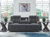 Observation Power Reclining Sofa with Drop Down Table - FAMSA Furniture (TX)