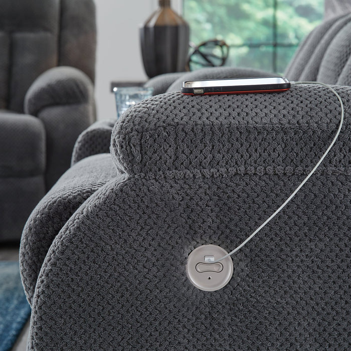 Observation Power Reclining Sofa with Drop Down Table - FAMSA Furniture (TX)