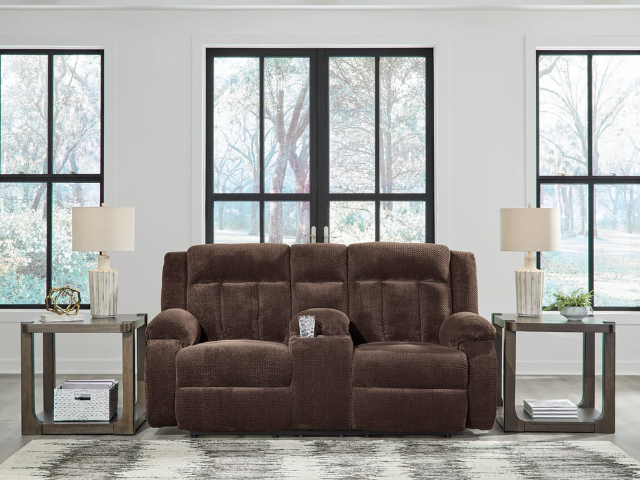 Observation Power Reclining Loveseat with Console - FAMSA Furniture (TX)