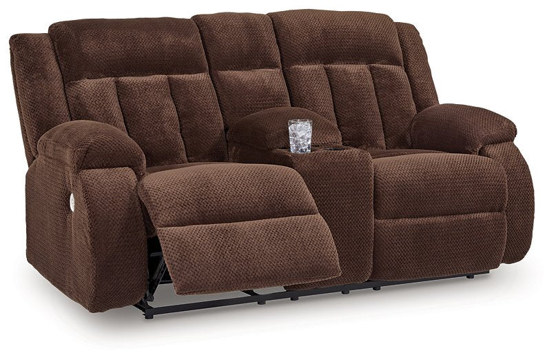 Observation Power Reclining Loveseat with Console - FAMSA Furniture (TX)