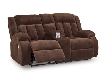 Observation Power Reclining Loveseat with Console - FAMSA Furniture (TX)