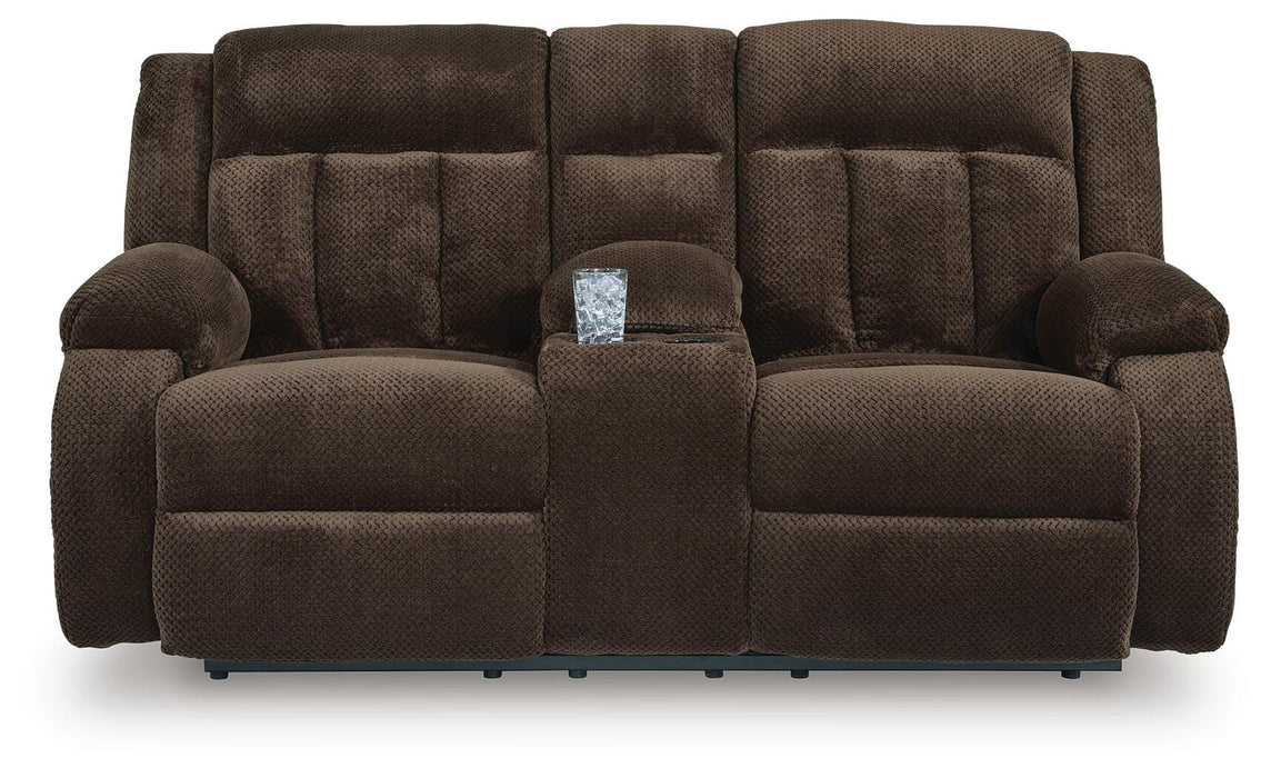 Observation Power Reclining Loveseat with Console - FAMSA Furniture (TX)