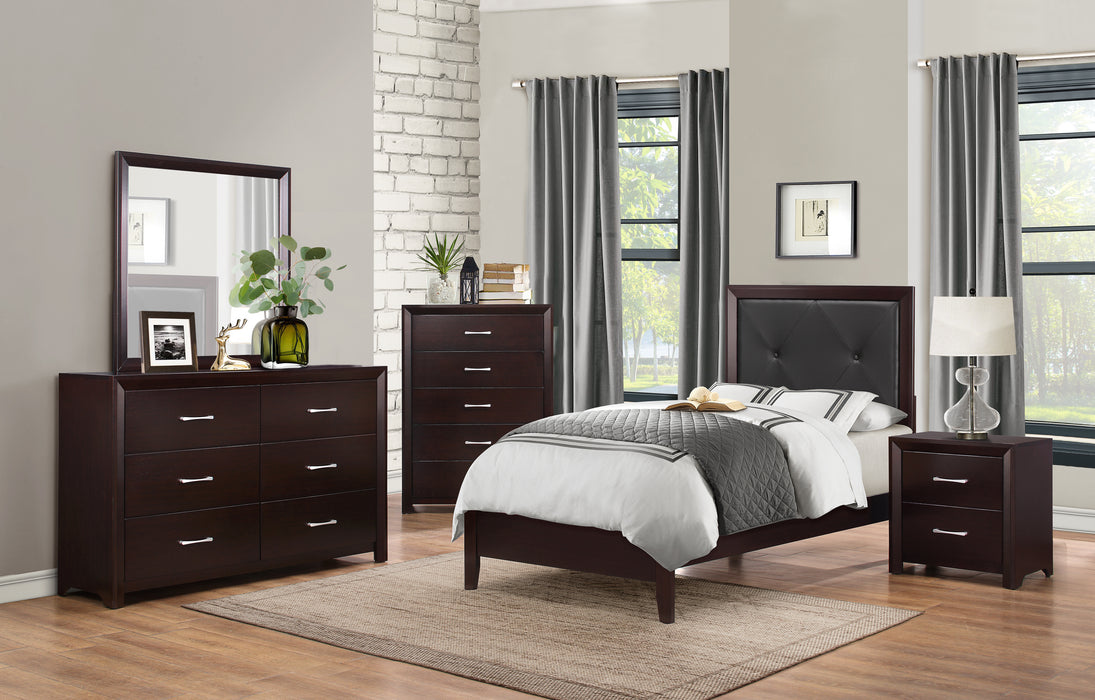 Edina Nightstand in Espresso - 2145-4 - FAMSA Furniture (TX)