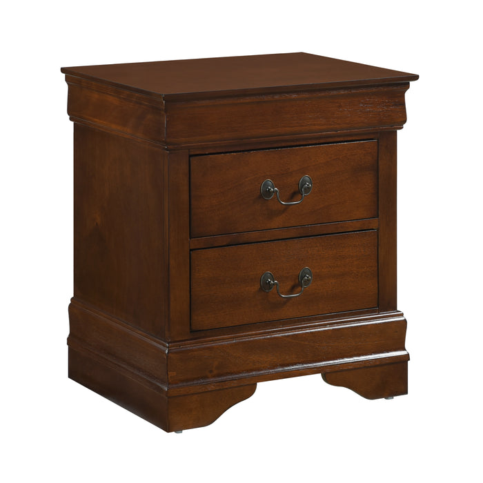 Mayville 4pc set (QB+NS+DR+MR) in Cherry - 2147-1*4 - FAMSA Furniture (TX)