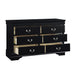Mayville DRESSER in Black - 2147BK-5 - FAMSA Furniture (TX)