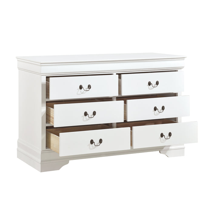 Mayville DRESSER in White - 2147W-5 - FAMSA Furniture (TX)