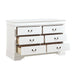 Mayville DRESSER in White - 2147W-5 - FAMSA Furniture (TX)