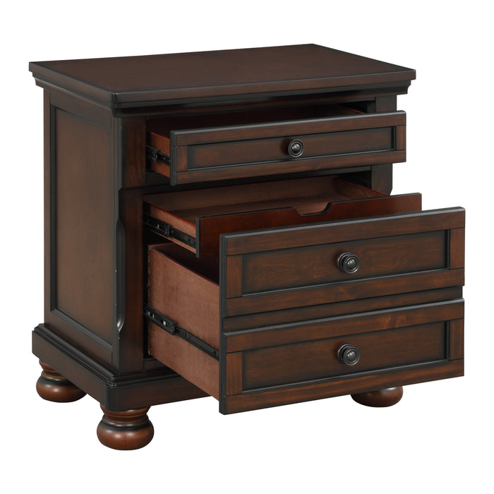 Cumberland Nightstand, Hidden Drawer in Brown - 2159-4 - FAMSA Furniture (TX)