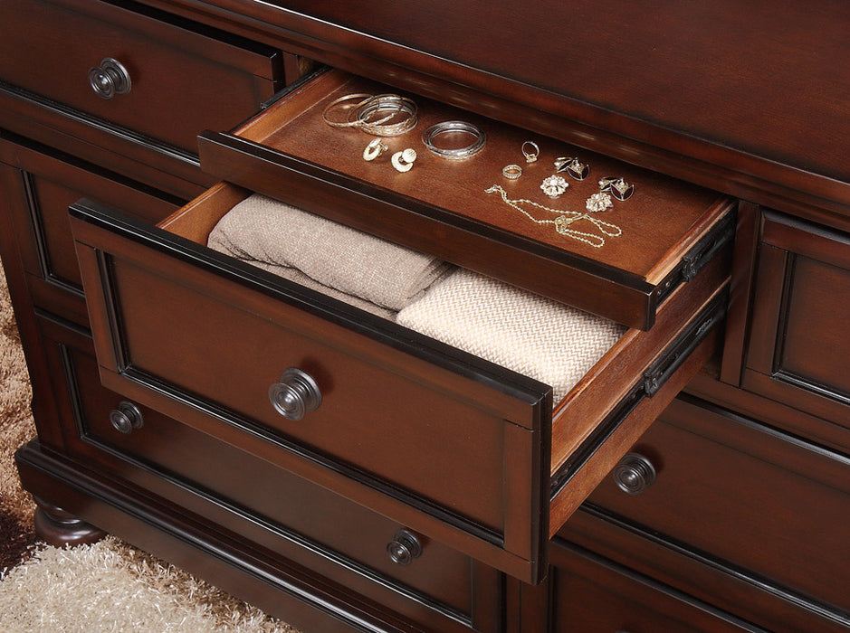 Cumberland Dresser, Hidden Drawer in Brown - 2159-5 - FAMSA Furniture (TX)