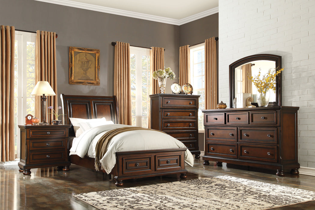 Cumberland Nightstand, Hidden Drawer in Brown - 2159-4 - FAMSA Furniture (TX)