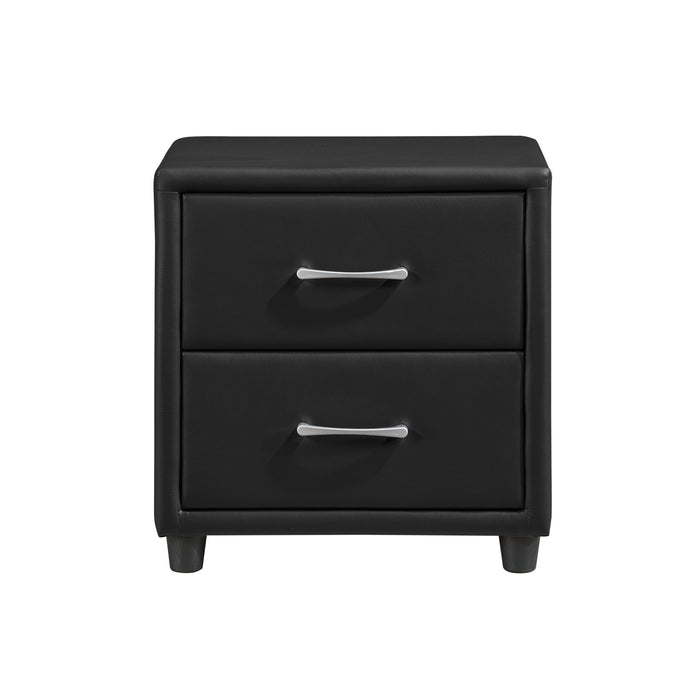 Lorenzi 4pc Set (TB+NS+DR+MR) in Black - 2220T-1*4 - FAMSA Furniture (TX)