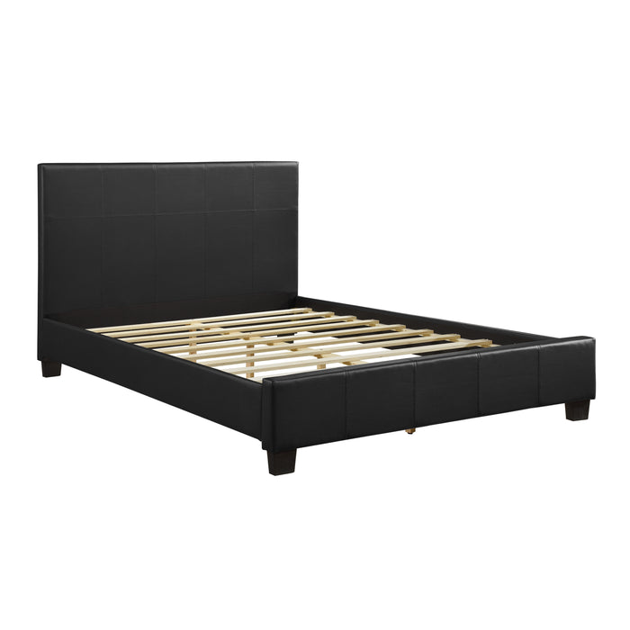 Lorenzi Full Platform Bed in Black - 2220F-1 - FAMSA Furniture (TX)