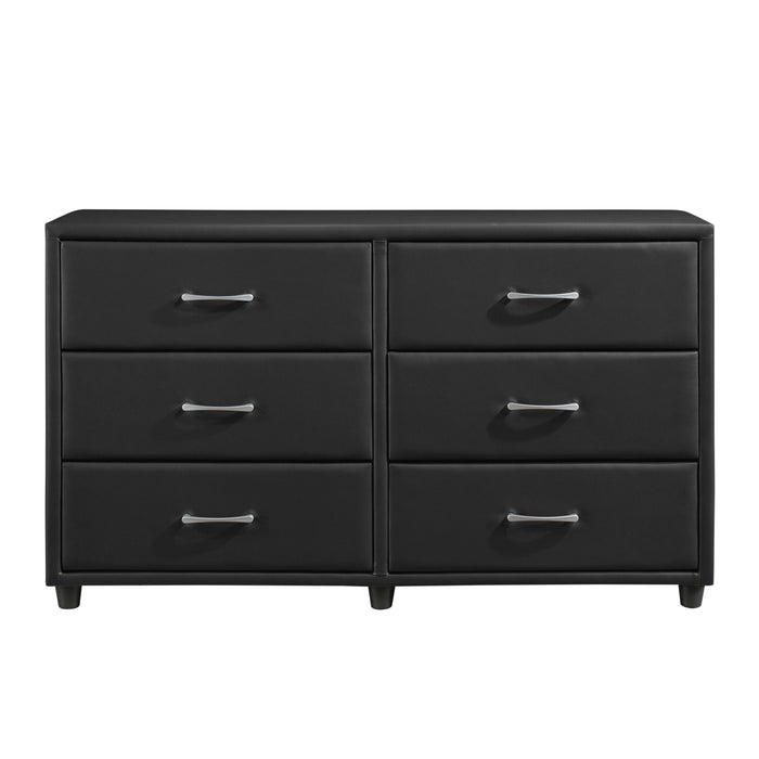 Lorenzi Dresser in Black - 2220-5 - FAMSA Furniture (TX)