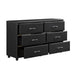 Lorenzi Dresser in Black - 2220-5 - FAMSA Furniture (TX)