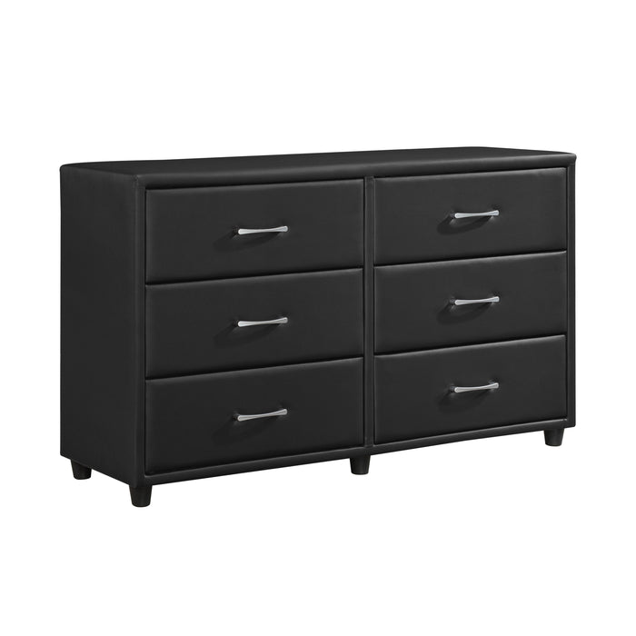 Lorenzi Dresser in Black - 2220-5 - FAMSA Furniture (TX)