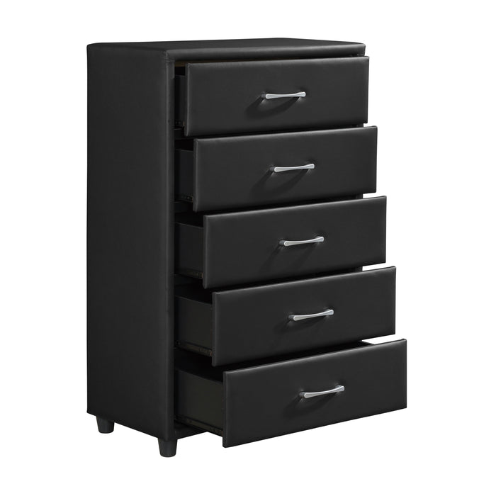 Lorenzi Chest in Black - 2220-9 - FAMSA Furniture (TX)
