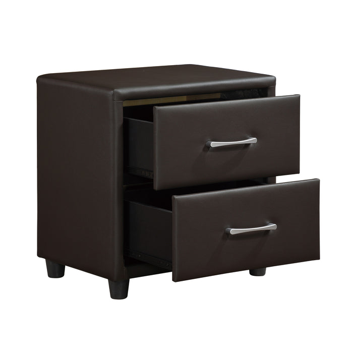 Lorenzi 4pc Set (TB+NS+DR+MR) in Brown - 2220TDBR-1*4 - FAMSA Furniture (TX)