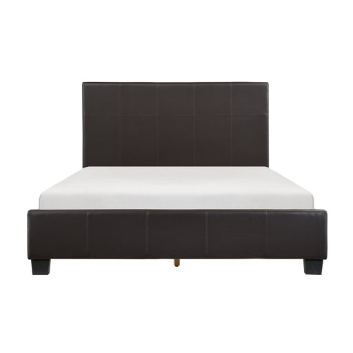 Lorenzi Full Platform Bed in Brown - 2220FDBR-1 - FAMSA Furniture (TX)