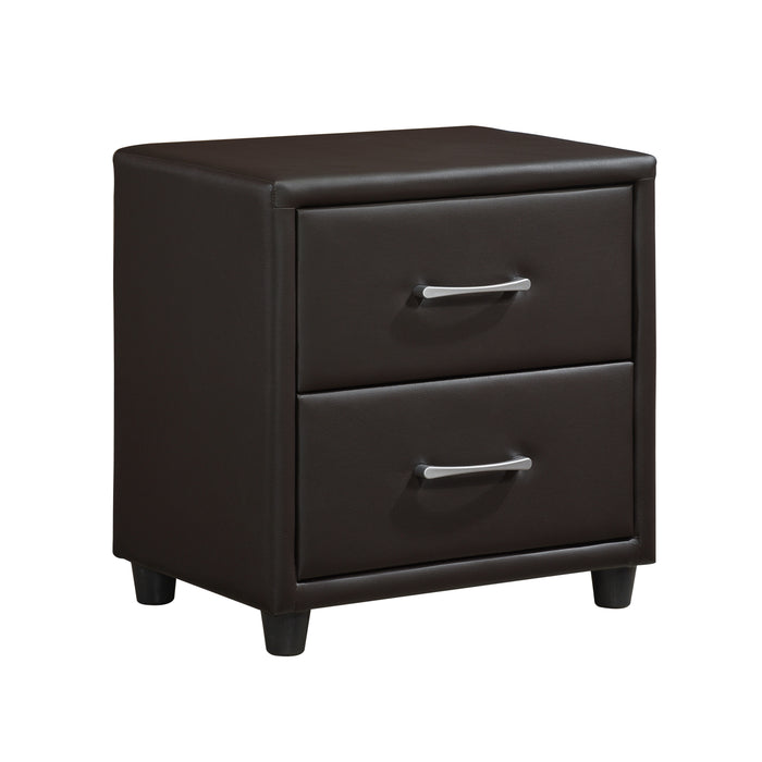 Lorenzi Nightstand in Brown - 2220DBR-4 - FAMSA Furniture (TX)